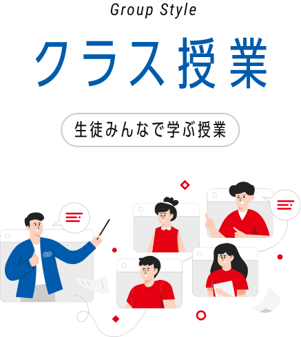 クラス授業(生徒みんなで学ぶ授業)