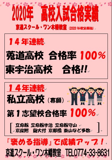 木幡教室 個別指導 京進スクール ワン 京都府 木幡駅の学習塾